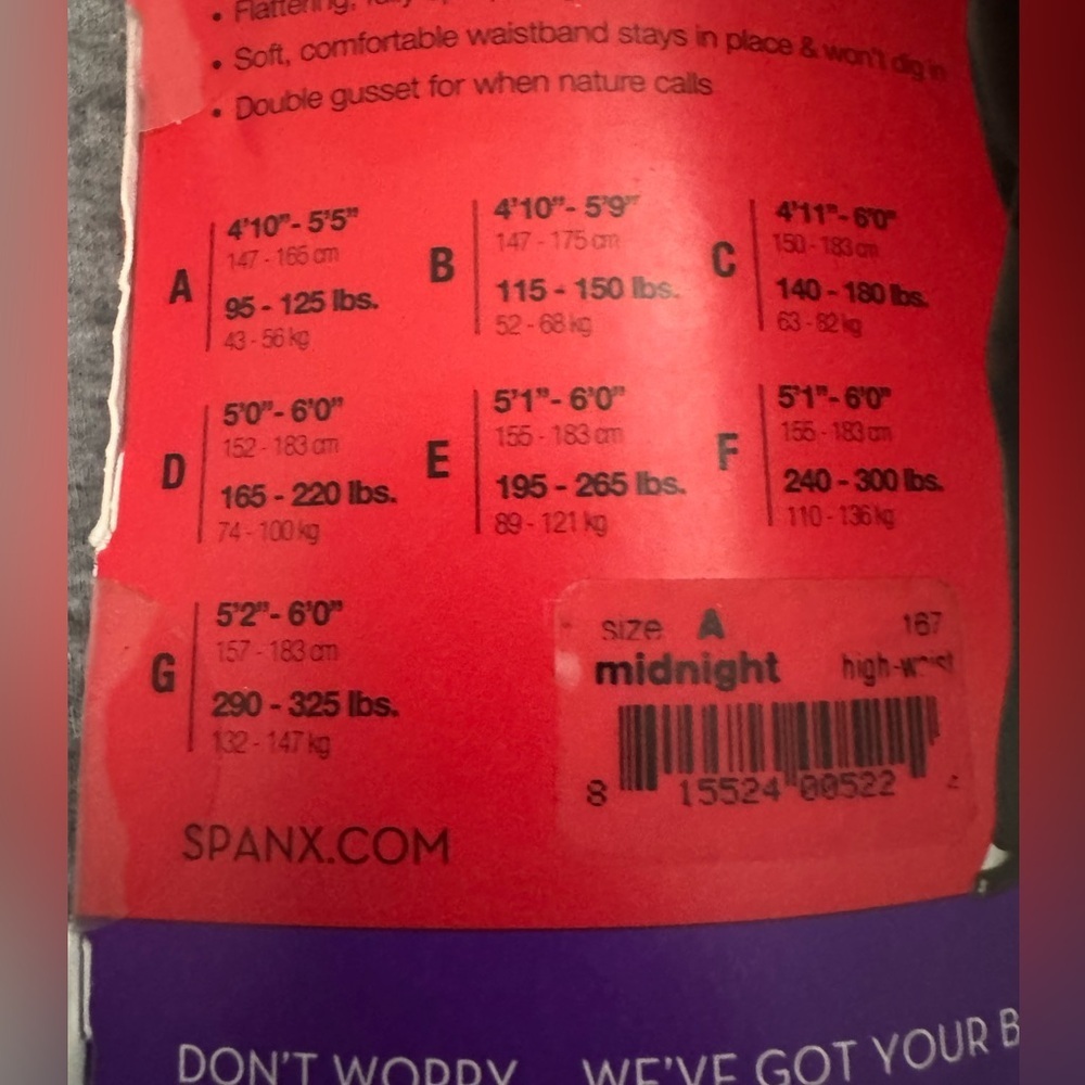 Spanx Tight-End Bodyshaping Tights High Waisted Midnight Color - Picture 3 of 5